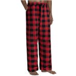 Adam baskı gevşek Fit ince ekose düz bacak uzun bacak pantolon pijama gece önlük adam 2025 moda Y2K, K-875 Kırmızı, L
