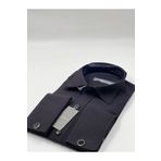 ADAM CLASSİC Italyan Stil Slim Fit Erkek Ata Yaka Gömlek - Siyah