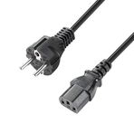 Adam Hall Cables CEE 7/7 C13 Soğuk Cihaz Kablosu, 0,5 m