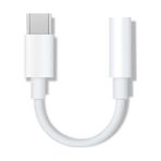 Adaman Type-C To Aux 3.5 mm Kulaklık Çevirici Dönüştürücü Adaptör - Beyaz