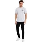 Adams Erkek Basic Baskısız Logolu Kısa Kol Tişört - 2XL - Beyaz