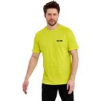 Adams Erkek Basic Baskısız Logolu Kısa Kol Tişört - Limon