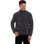 Adams Erkek Rahat Içi ve Dışı Polarlı Isı Koruyan Fermuarlı Polar Sweatshirt - Beden - 2XL - Koyu Gri