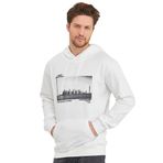 adams Kanguru Cepli Newyork Baskılı Kapüşonlu Sweatshirt (L)