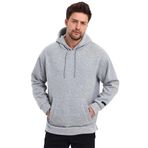 adams Kapüşonlu Oversize Kanguru Cep Şardonlu 3 İplik Erkek Sweatshirt (Grimelanj, 2XL)