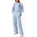 Adanola Varsity Straight-Leg Sweatpants In Organic Cotton - Mavi