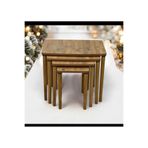 ADANUR DESIGN Modern Ahşap Zigon Sehpa 4 ‘lü Mdf zigon
