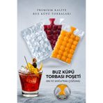 Adaptoll 480 Küp 20 Poşet Buz Küpü Torbası - Pratik Doldurulabilir Buz Yapma Poşeti Sızdırmaz Tek Kullanımlık Buz Küpleri Soğuk Kompres İçecek Soğutma Hızlı ve Hijyenik Çözüm Ev Piknik Kamp Parti Plaj Ofis