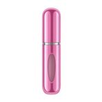 ADAPTOLL Mini Doldurulabilir Parfüm Şişesi – Taşınabilir Seyahat Boy Atomizer Cep Sprey Seti, Pompalı Dolum Kabı, Kompakt, Sızdırmaz ve Dayanıklı Tasarım (Modern, Pembe)