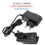 Adaptör 12v 2A Amper Uydu Güvenlik Led uyumlu