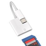 Adaptör SD kart okuyucu USB C tipi harici bellek Thunderbolt 4 SD kart okuyucu adaptörü Huawei Xiaomi Redmi Google Samsung Macbook Air Mac Pro M2 Tablet Compact Flash Stick kablosu ile uyumlu