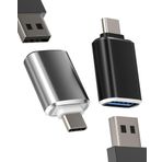 Adaptör USB C (2 adet) iPhone 16 15 OTG Tip C MacBook için Apple bağlantısı Samsung iPad fiş jak fare Thunderbolt Player 3.0 araç anahtarı ses için