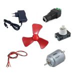 Adaptorlu Motor Pervane Anahtar Klemens Soketli Elektrik Deney Seti - Ogrenci Elektrik Devresi