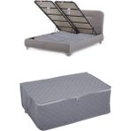 Adarya Çekyat Baza Tipi Hurç-Baza Altı Kazak-Yastık-Pike Saklama Hurcu 22X40X60 - Antrasit
