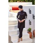 ADASEA 4580 LİCRALI TESETTÜR MAYO SİYAH S
