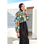 Adasea Melanıe Uzun Kollu Tesettür Mayo 1803 Siyah -3XL