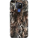 Adasena General Mobile Gm 20 Kılıf Desenli Baskılı Tpu Rubber Kapak Leopar Sanat - 001-Renkli