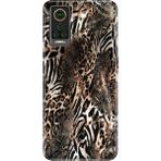 Adasena General Mobile Gm 22 Pro Kılıf Desenli Baskılı Tpu Rubber Kapak Leopar Sanat - 001-Renkli