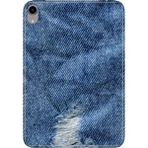 Adasena iPad Mini 6.nesil 8.3" Kılıf Tablet Için Desenli Silikon Kapak - Jean - 001-Renkli