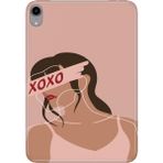 Adasena iPad Mini 6.nesil 8.3" Kılıf Tablet Için Desenli Silikon Kapak - Xoxo - 001-Renkli