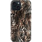 Adasena iPhone 15 Kılıf Desenli Baskılı Tpu Rubber Kapak Leopar Sanat - 001-Renkli