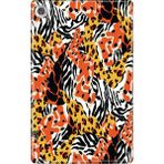 Adasena Lenovo Tab M10 TB-X306F Gen.2 Kılıf Tablet Için Desenli Silikon Kapak - Karma Leopar - 001-Renkli