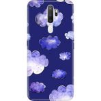 Adasena Oppo A5 - A9 2020 Kılıf Desenli Baskılı Tpu Rubber Kapak Rüyadaki Bulut - 001-Renkli