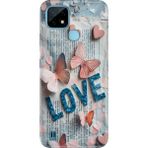 Adasena Realme C21 Kılıf Desenli Baskılı Tpu Rubber Kapak Love Painting - 001-Renkli