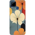 Adasena Realme C21Y - C25Y Kılıf Desenli Baskılı Tpu Rubber Kapak Vegas Garden - 001-Renkli