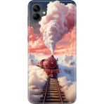 Adasena Samsung Galaxy A04 Kılıf Desenli Baskılı Tpu Rubber Kapak Tren - 001-Renkli