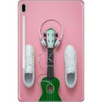 Adasena Samsung Galaxy Tab S7 Plus SM-T970 12.4" Kılıf Tablet Için Desenli Silikon Kapak - SNEAKER4488 - 001-Renkli