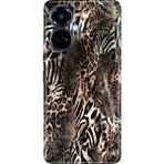 Adasena Tecno Camon 19 Pro Kılıf Desenli Baskılı Tpu Rubber Kapak Leopar Sanat - 001-Renkli