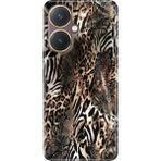 Adasena Vivo Y27 Kılıf Desenli Baskılı Tpu Rubber Kapak Leopar Sanat - 001-Renkli
