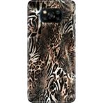 Adasena Xiaomi Poco X3 Nfc - Pro Kılıf Desenli Baskılı Tpu Rubber Kapak Leopar Sanat - 001-Renkli