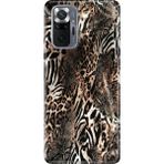 Adasena Xiaomi Redmi Note 10 Pro Kılıf Desenli Baskılı Tpu Rubber Kapak Leopar Sanat - 001-Renkli