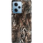 Adasena Xiaomi Redmi Note 12 Pro 5g Kılıf Desenli Baskılı Tpu Rubber Kapak Leopar Sanat - 001-Renkli