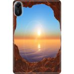 Adasena Xiaomi Redmi Pad 2 11" Kılıf Tablet Için Desenli Silikon Kapak - Cool Manzara - 001-Renkli