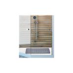 Adashop Bubble Bath Math Antrasit Renkli Kaydırmaz Banyo Paspası Polyester Desenli 36 x 68 cm