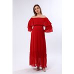 ADASTYLE Şifon Hamile Çekim Elbisesi Ada-96120