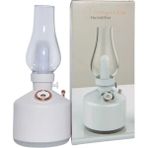 Adat 280 ml Retro Tasarım LED Işıklı USB Nemlendirici Aroma Difüzör - Ahşap Rengi