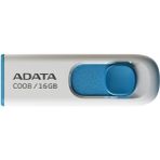 Adata C008-16GB 16GB Usb2.0 Classic (White + Blue) Flash Bellek - Siyah
