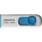Adata C008-64GB Usb2.0 Classic (White + Blue) Flash Bellek