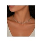 Adata Jewelry Kadın Zirkon Su Yolu Kolye 2 mm