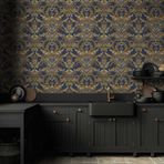 Adawall 1308-5 Seyyah Damask Desen Duvar Kağıdı