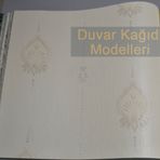 Adawall 9902-2 Tropicano Bej Damask Desen Modern Duvar Kağıdı
