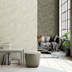 Adawall 9908-3 Tropicano Krem Kendinden Desenli Duvar Kağıdı