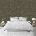 Adawall 9908-5 Tropicano Koyu Gri Kendinden Desenli Duvar Kağıdı
