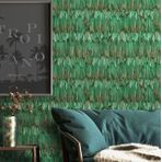 Adawall 9913-4 Tropicano Yeşil Kuş Tüyü Desen Duvar Kağıdı