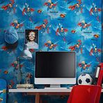 Adawall Ada Kids 8914-1 Superman Çocuk Odası Duvar Kağıdı