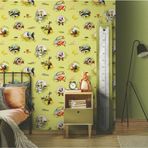Adawall Adakıds 8938 Looney Tunes Tüm Kahramanlar Eğlenceli Figürler Desenli Duvar Kağıdı 10,6M2